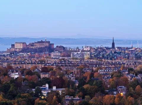 Edinburgh Skyline Stock Photos