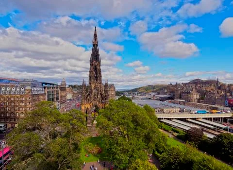 Edinburgh Skyline Stock Photos