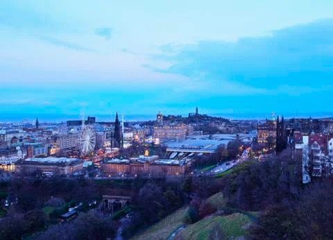 Edinburgh Skyline Stock Photos