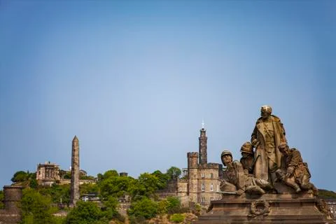 Edinburgh war memorial 写真素材