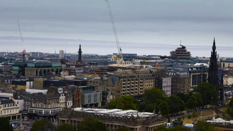 Edinburgh wide view Stock Footage 319694599