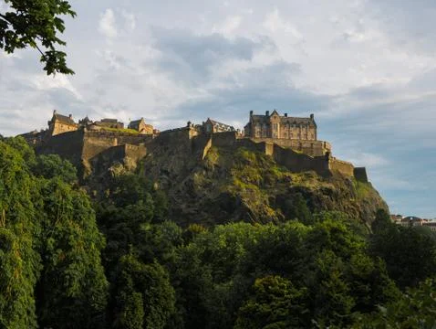 Edinburgh's castle Stock Photos