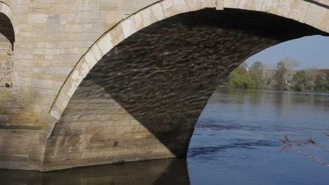 Edirne bridge of architect sinan Stock Footage 102535947