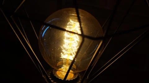 Edison Bulb Loft Foto stock