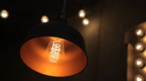 Edison lamp Stock-Footage 63515776