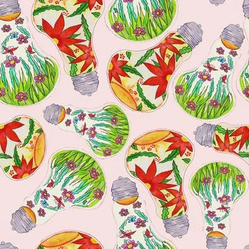 Edison lamp Stock Illustration