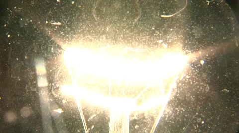 Edison lamp. Lighting bulb. Video stock 8967775