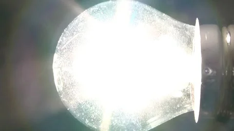 Edison lamp. Lighting bulb. Stock Footage 8968984