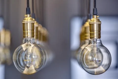 Edison lamps Foto stock