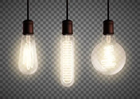 Edison light bulb Illustrazione stock