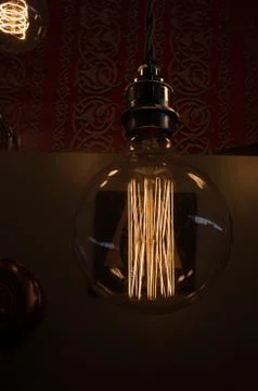 Edison light bulb Stock Photos