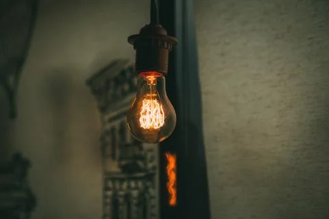 Edison light bulb Foto stock