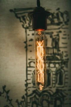 Edison light bulb Foto stock