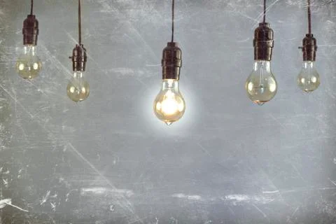 Edison Lightbulbs Stock Photos
