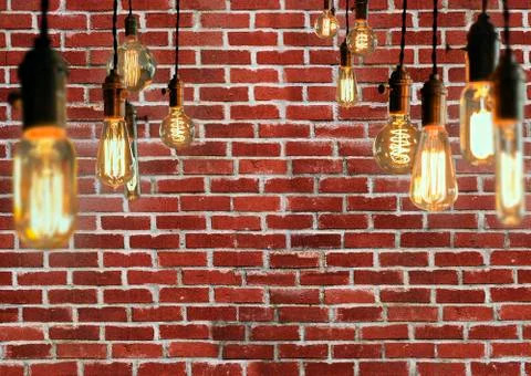 Edison Lightbulbs Stock Photos