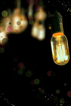 Edison Lightbulbs Stock Photos