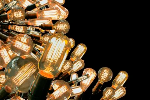 Edison Lightbulbs Stock-Fotos