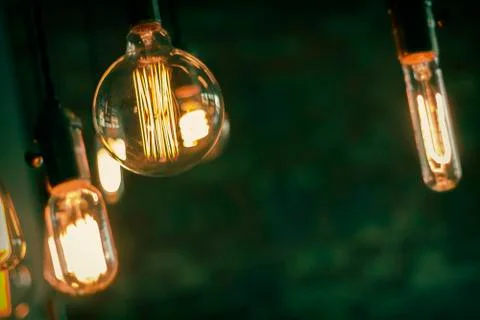Edison Lightbulbs Stock Photos