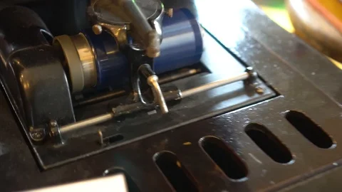The Edison record player is operating Stock-Footage 109114191