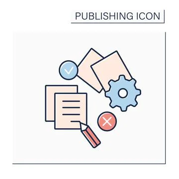 Edit color icon Stock Illustration