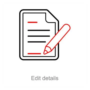 Edit details Stock Illustration