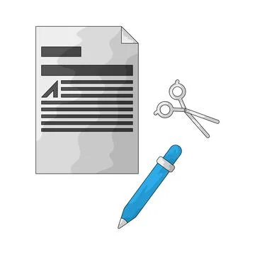 Edit File illustration Stock Illustration