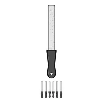 Edit file tool cartoon vector graphic Stock Illustration
