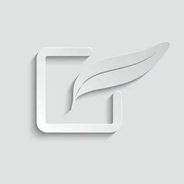 Edit icon. Notepad edit symbol. list icon. line illustration. Notepad with a  Stock Illustration