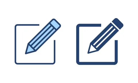 Edit icon vector. edit document sign and symbol. edit text icon. pencil. si.. Stock Illustration