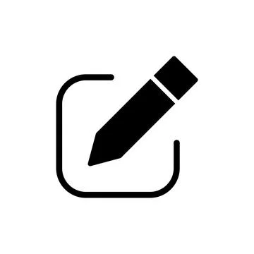 Edit icon vector. edit document sign and symbol. edit text icon. pencil. si.. Stock Illustration