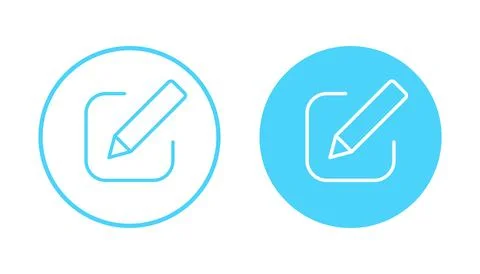 Edit icon vector. edit document sign and symbol. edit text icon. pencil. si.. Illustrazione stock