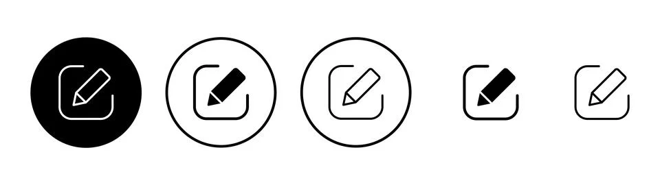 Edit icon vector. edit document sign and symbol. edit text icon. pencil. si.. 스톡 일러스트