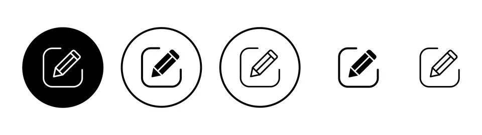 Edit icon vector. edit document sign and symbol. edit text icon. pencil. si.. 스톡 일러스트