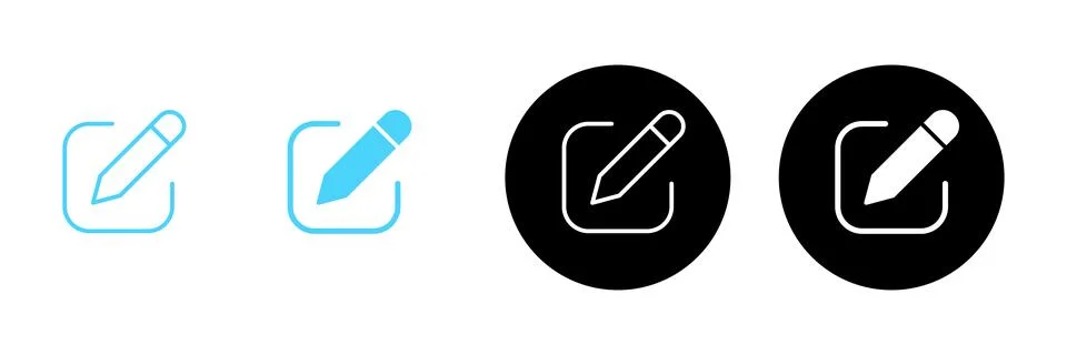 Edit icon vector. edit document sign and symbol. edit text icon. pencil. si.. 스톡 일러스트