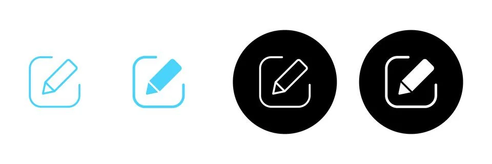 Edit icon vector. edit document sign and symbol. edit text icon. pencil. si.. 스톡 일러스트