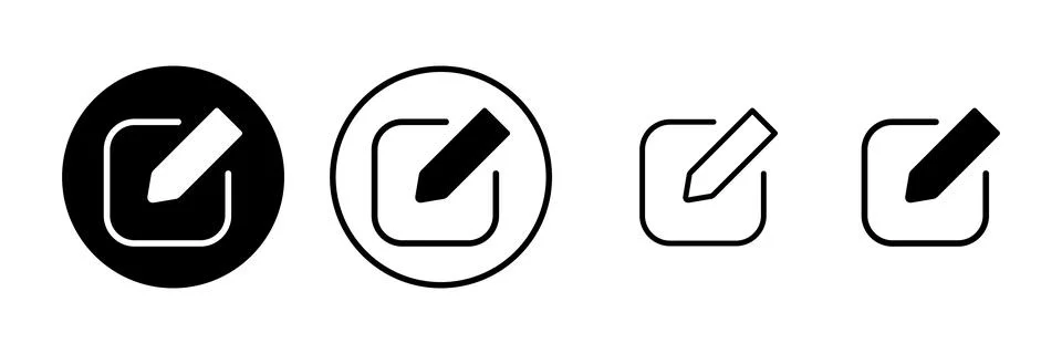 Edit icon vector illustration. edit document sign and symbol. edit text ico.. Stock Illustration