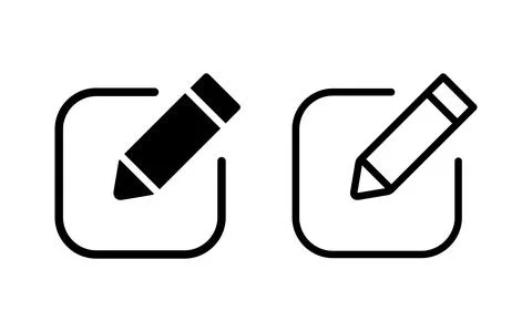 Edit icon vector illustration. edit document sign and symbol. edit text ico.. Stock Illustration