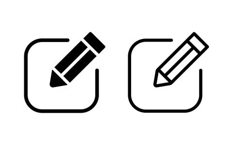 Edit icon vector illustration. edit document sign and symbol. edit text ico.. Stock Illustration