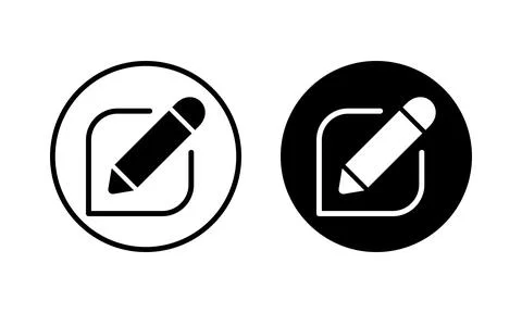 Edit icon vector illustration. edit document sign and symbol. edit text ico.. Stock Illustration