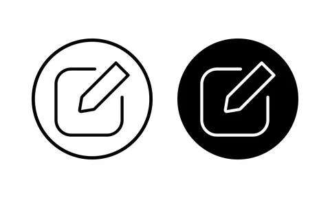Edit icon vector illustration. edit document sign and symbol. edit text ico.. Stock Illustration