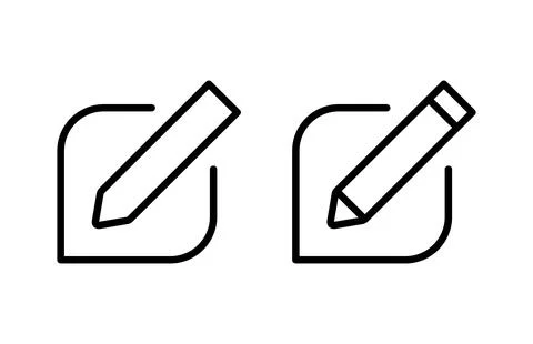 Edit icon vector illustration. edit document sign and symbol. edit text ico.. Illustrazione stock