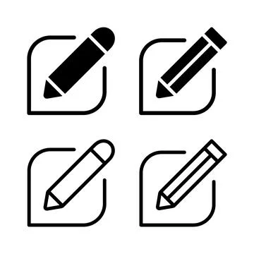 Edit icon vector illustration. edit document sign and symbol. edit text ico.. Stock Illustration