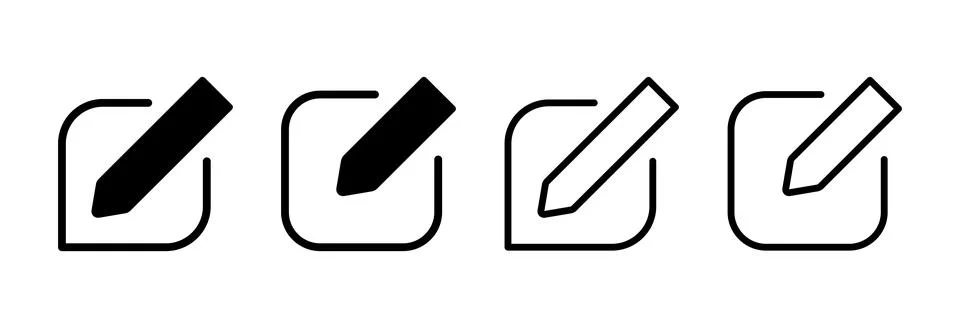 Edit icon vector illustration. edit document sign and symbol. edit text ico.. Stock Illustration