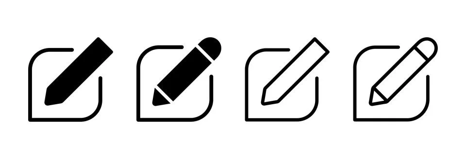 Edit icon vector illustration. edit document sign and symbol. edit text ico.. Stockillustratie