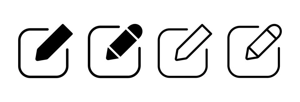 Edit icon vector illustration. edit document sign and symbol. edit text ico.. イラスト素材