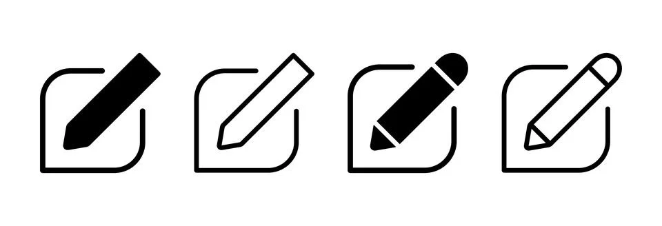 Edit icon vector illustration. edit document sign and symbol. edit text ico.. Stock Illustration