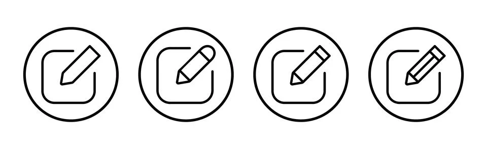 Edit icon vector illustration. edit document sign and symbol. edit text ico.. Stockillustratie