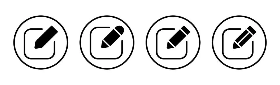 Edit icon vector illustration. edit document sign and symbol. edit text ico.. Stockillustratie