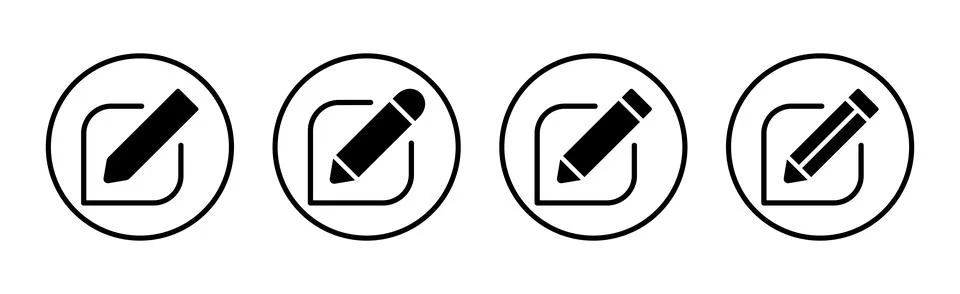 Edit icon vector illustration. edit document sign and symbol. edit text ico.. 스톡 일러스트
