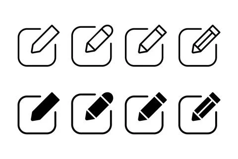 Edit icon vector illustration. edit document sign and symbol. edit text ico.. Stock Illustration